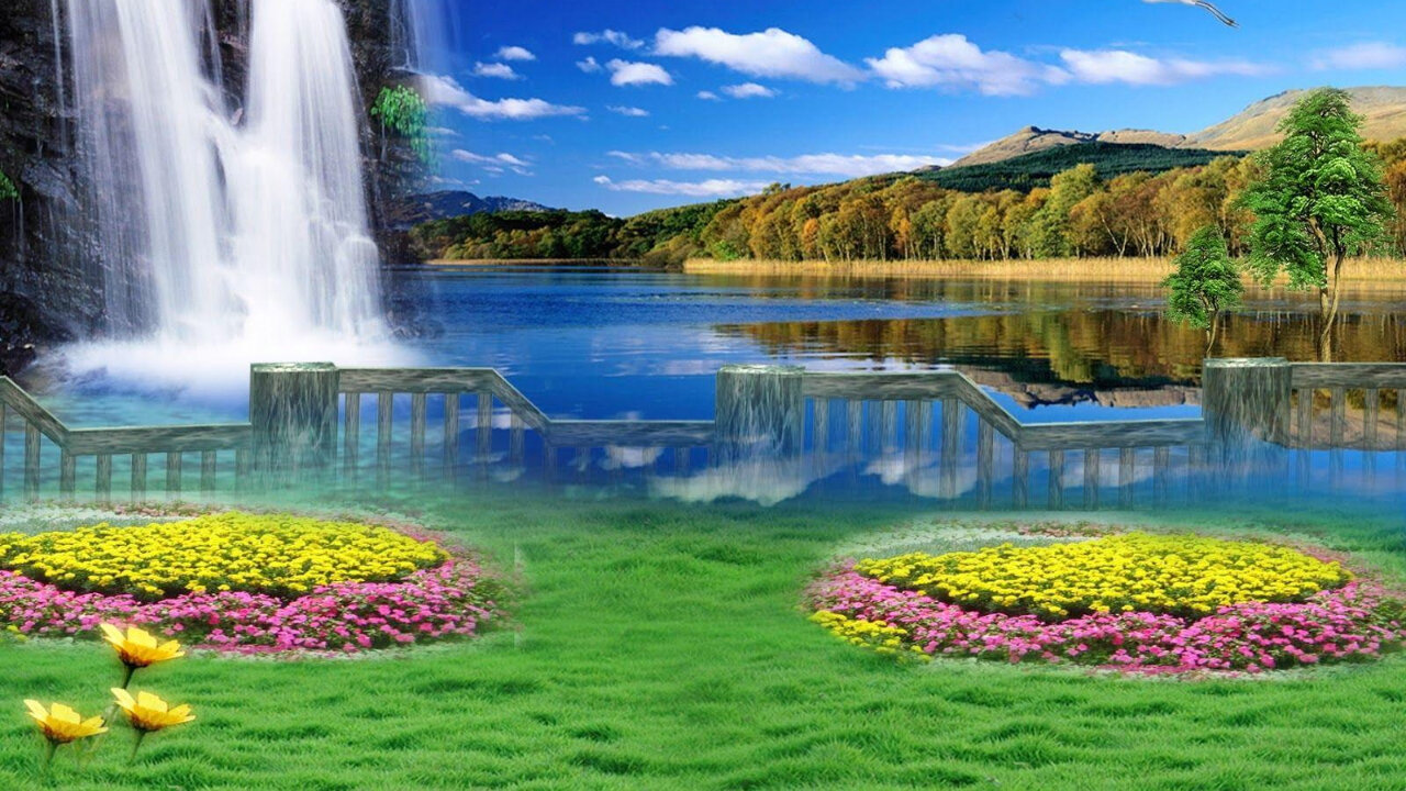Meditation Music | Relax Mind Body | Bird Sounds | Waterfalls