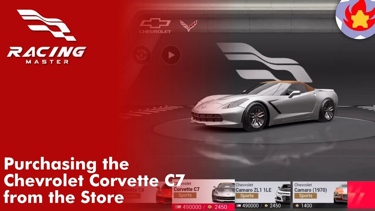 Purchasing the Chevrolet Corvette C7 from the Store | Racing Master