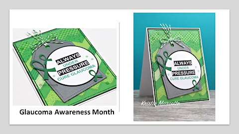 Glaucoma Awareness card - plus an UPDATE