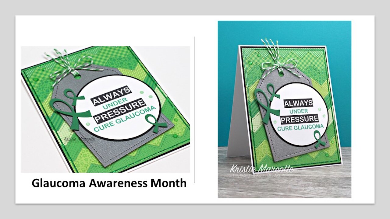 Glaucoma Awareness card - plus an UPDATE