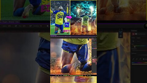 football poster design. #cr7fans #photoshop #mrhires #shortsyoutube #alnassr