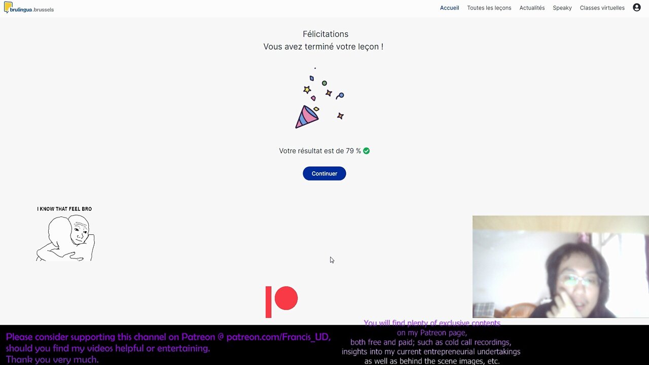 Finally passed this Français test(Décrire l’apparence de quelqu’un)!