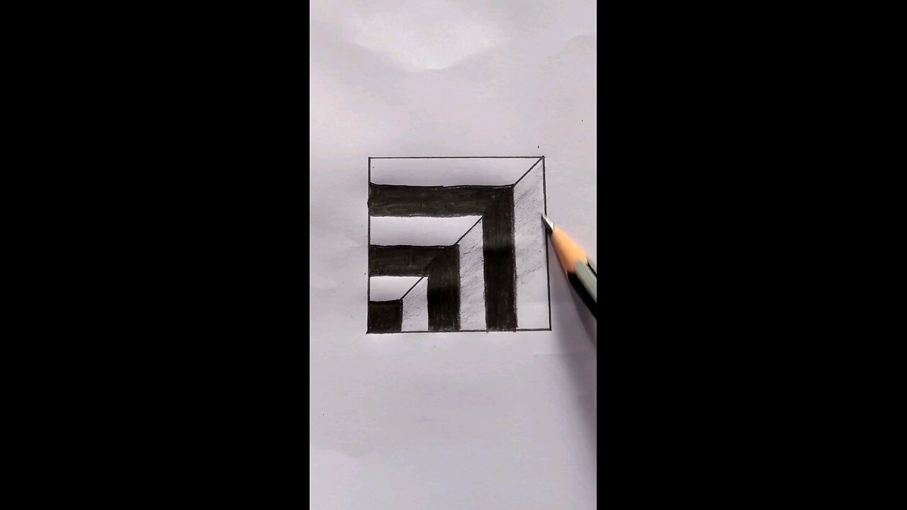 Illusion Pencil drawing