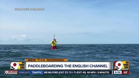 Paddleboarding the English Channel