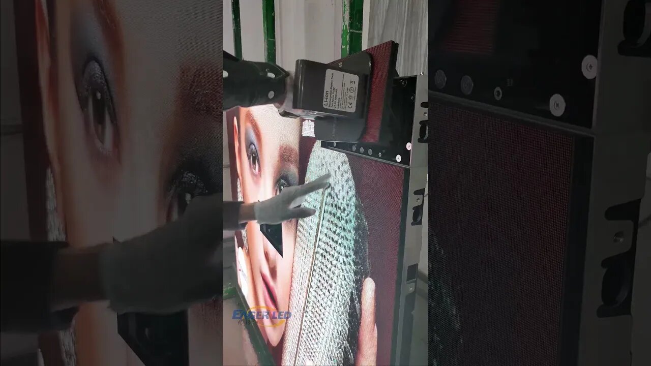 After installing the LED module, it can be used#shorts #eagerled #led #ledlights #ledscreen