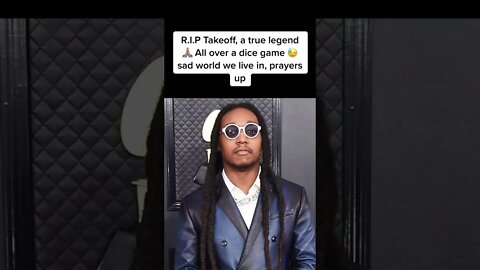 can’t believe this… truly heartbreaking seeing what the world has come too. #takeoff#migos #shorts
