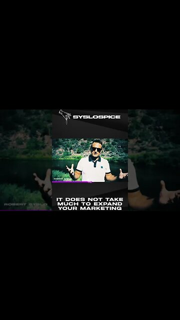 It Does Not Take Much to Expand Your Marketing Efforts - Robert Syslo Jr