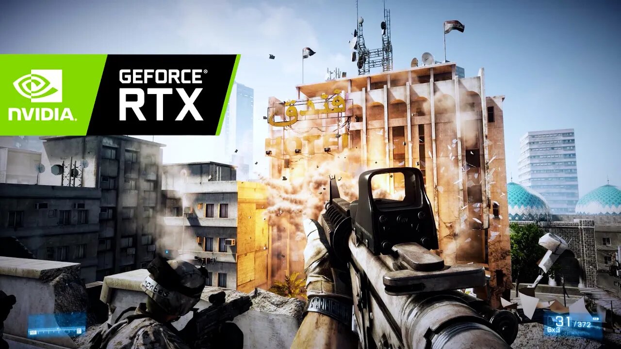 BATTLEFIELD 3 Ultra Graphics Gameplay - RTX ON | Ray Tracing