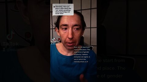 Suddenly becoming male wouldn't necessarily make me dysphoric