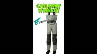 Giveaway winner picked!! Who gets some 8 Fans Waders??