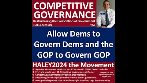 Allowing Democrats to Govern Democrats and Republicans to Govern Republicans