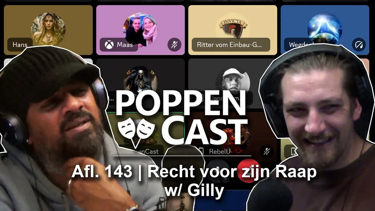 Recht voor zijn Raap w/ Gilly | PoppenCast #143