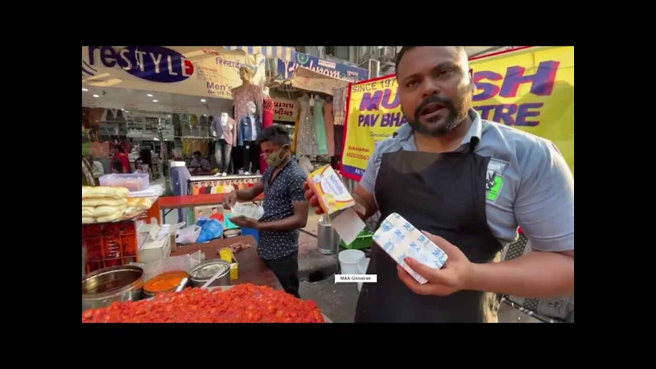 Mumbai Special Pav Bhaji Street Food || Food