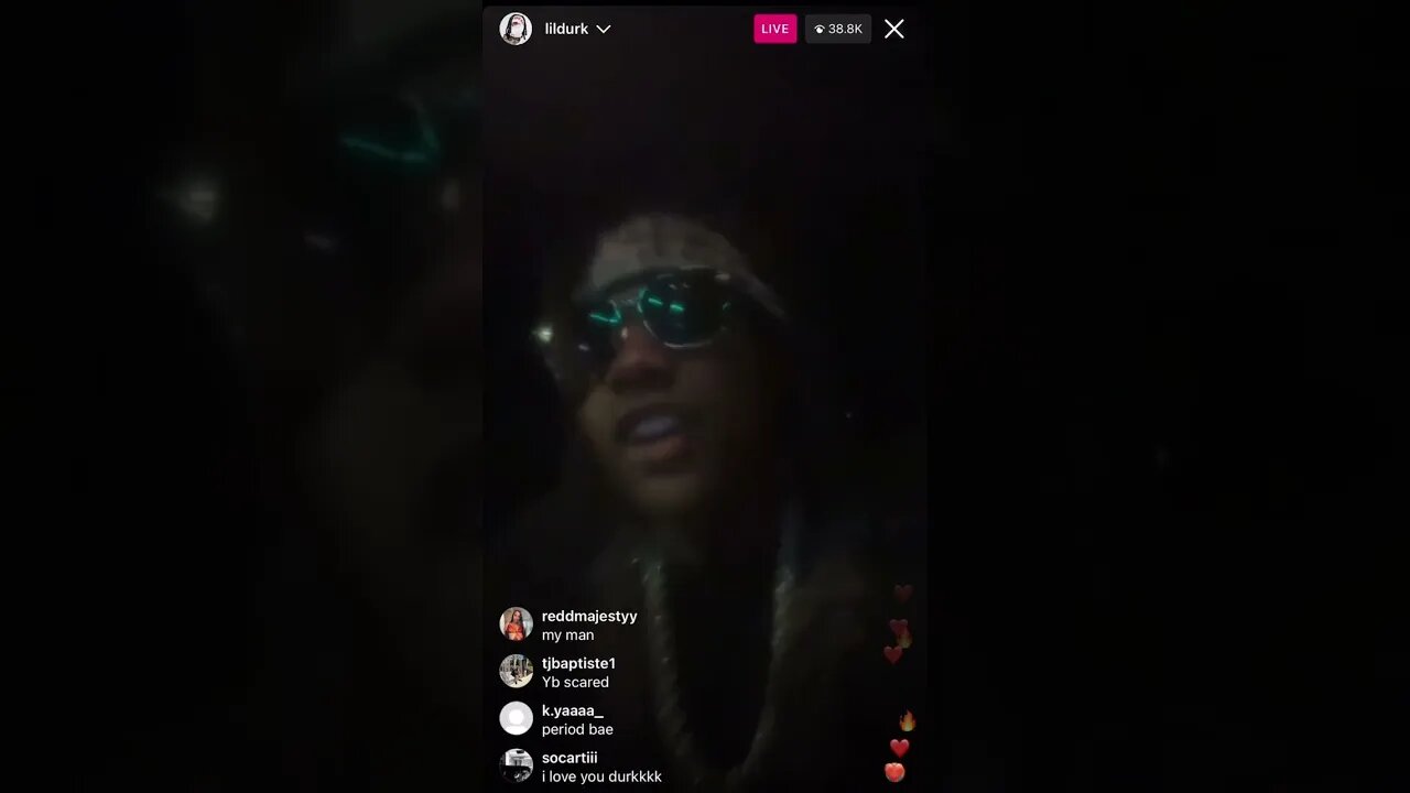 Lil Durk Instagram Live Turning Up To Music In The Week (20.05.23)