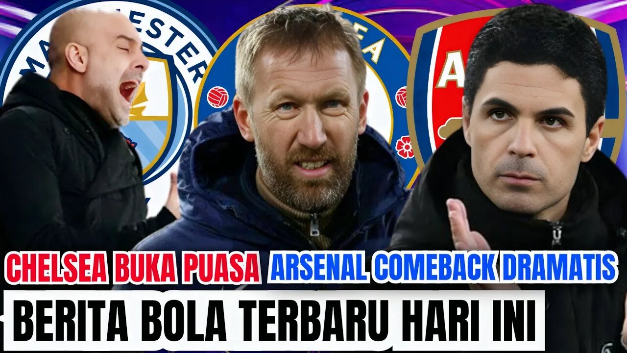 Berita Bola Terbaru hari ini | Arsenal Vs Bournemouth Wesley Fofana Selamatkan Graham Potter