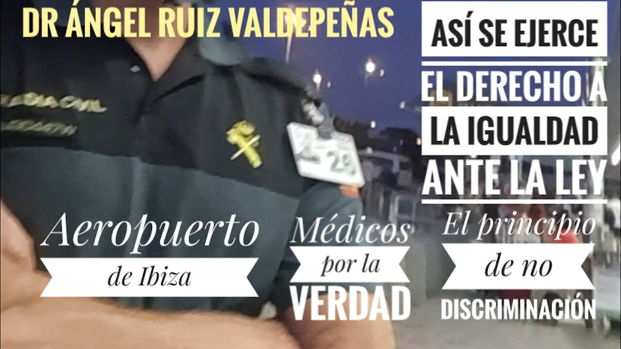 Aeropuerto de Ibiza Dr ANGEL RUIZ: Así se ejerce el derecho a la libre circulación art 139.2 CE