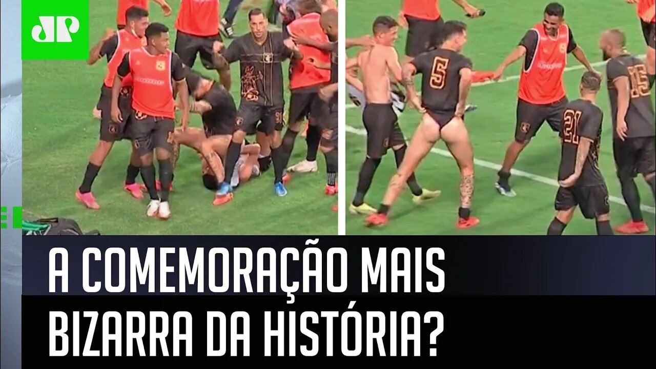 MEU DEUS! Jogador levanta o calção e PASSA DOS LIMITES em comemoração na Copa Verde!