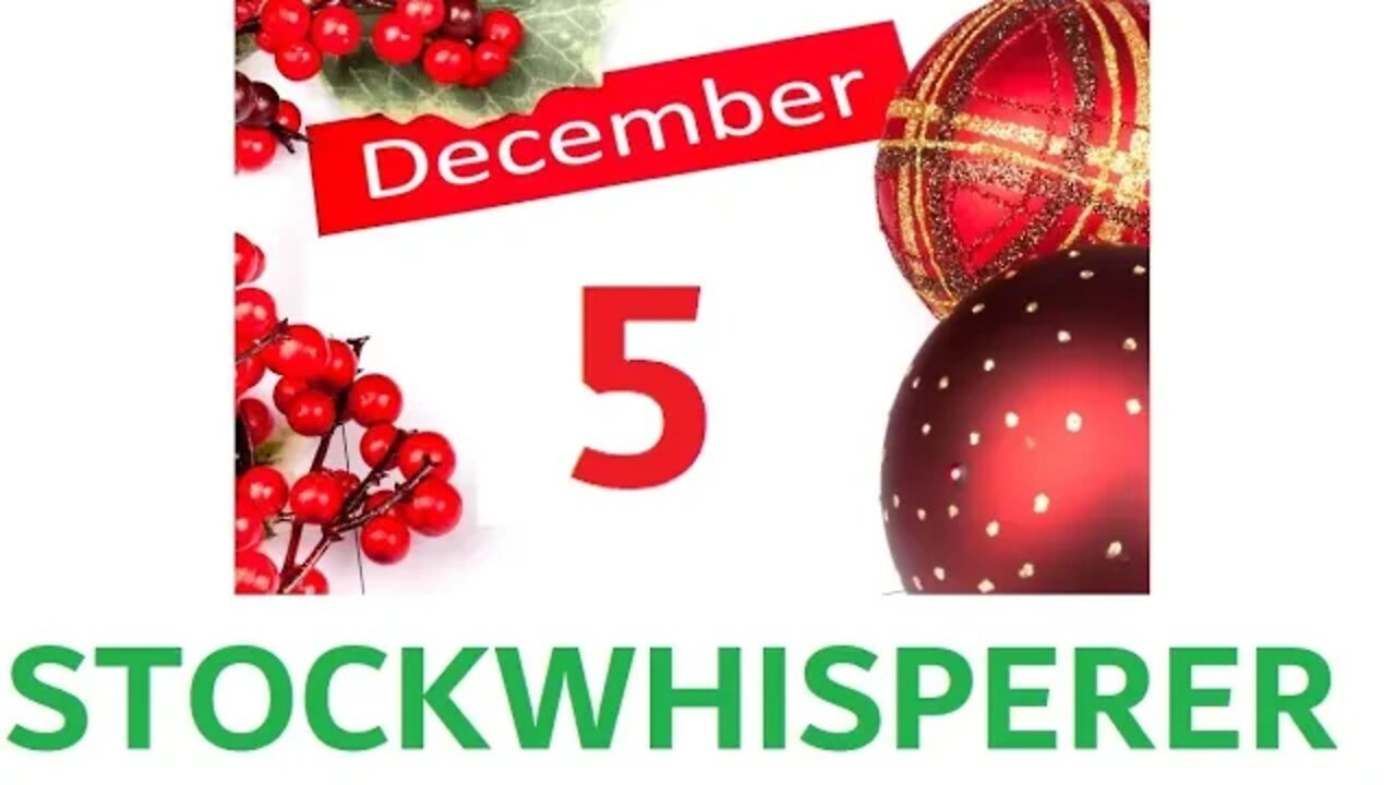 MON DEC 5 STOCKWHISPERER MOVERS AND GAINERS PM, check back every day for more