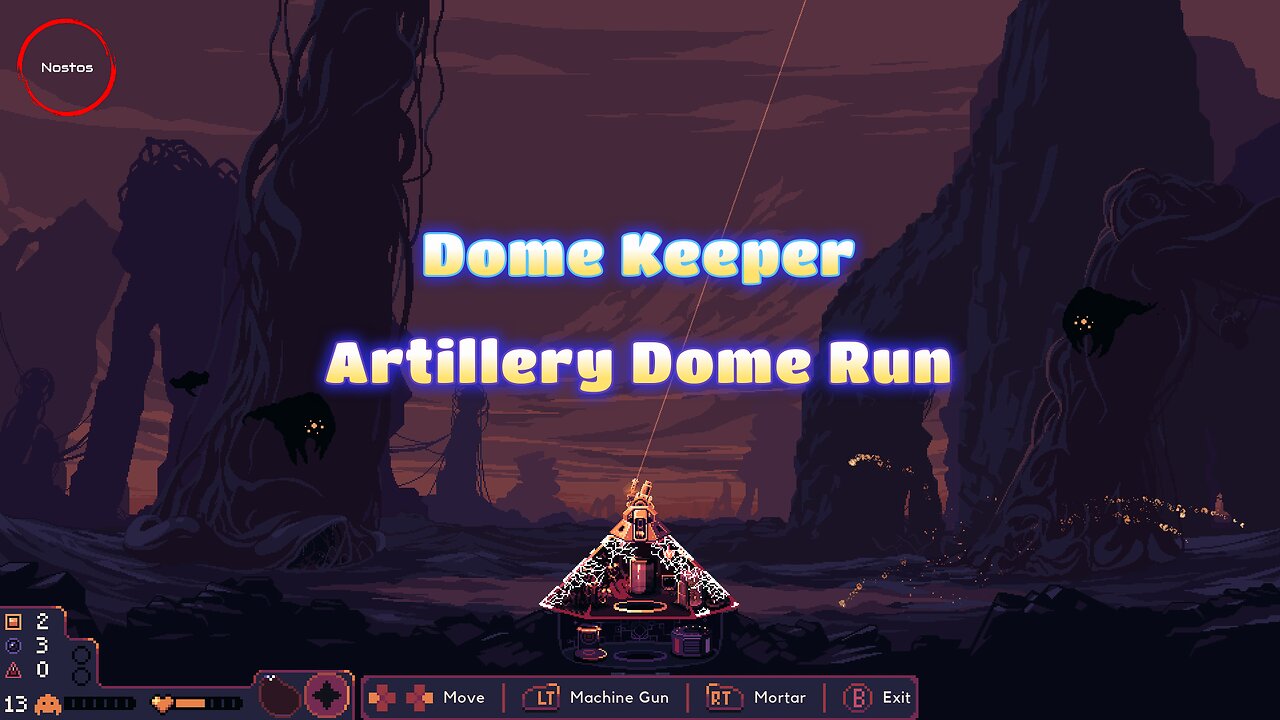 Dome Keeper - Artillery Tower First Run