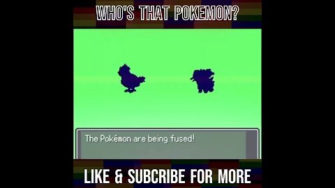 Pokemon Fusions TIME- WHO'S THAT POKEMON IT'S ...! With OG Soundbite #shorts #subscribe #pokemon