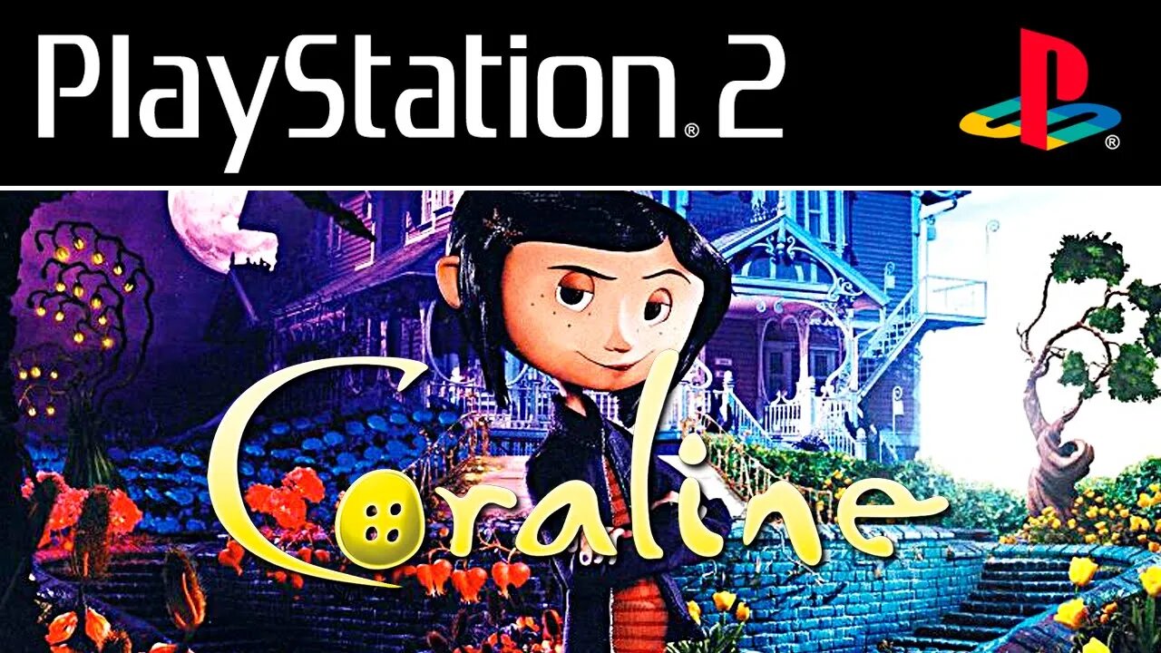 CORALINE (PS2/Wii) - Gameplay do início do jogo Coraline e o Mundo Secreto! (Legendado em PT-BR)