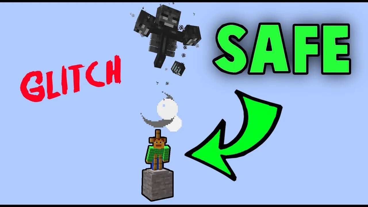 NEW Wither Glitch in survival Minecraft!