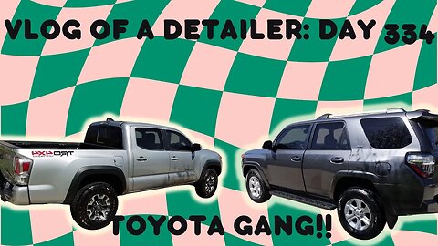 VLOG OF A DETAILER: DAY 334 - NASHVILLE DETAILING - DIRTY CARS- CAR NEEDED A FULL DETAIL - #car