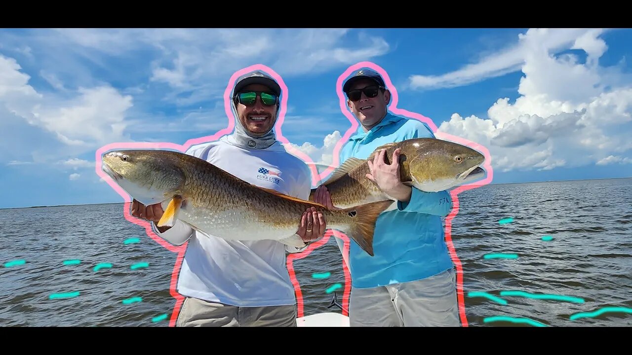 TAILWATERS Bull Redfish Trip out of Myrtle Grove, Sept 2023!