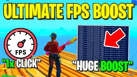 Fortnite Fps BOOST + 0 DELAY Tutorial