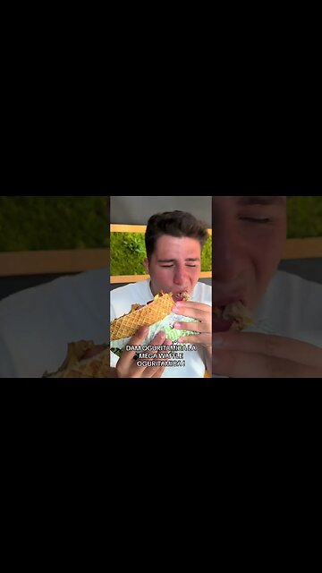 DAU OGURITAMICA LA MEGA WAFFLE #oguritamica #mancare #food #mancaciosul #romania