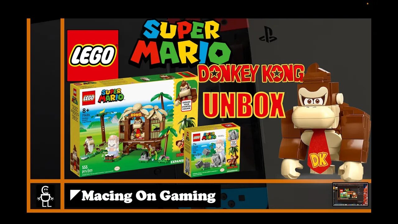 LEGO Donkey Kong Expansion Set Super Mario Unboxing