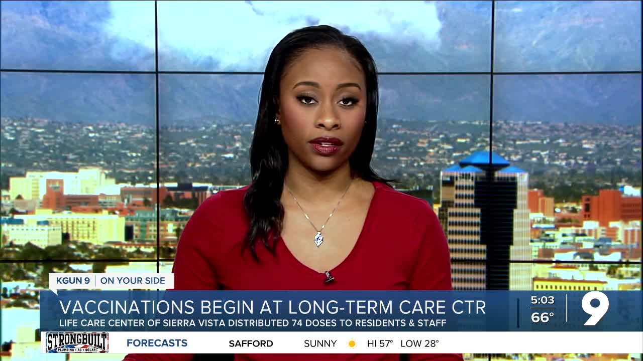 Life Care Center of Sierra Vista begins COVID-19 vaccinations of residents, associates