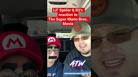 Lil’ Spidey & R2’s out of theater reaction to The Super Mario Bros. Movie (2023) | AfterTheWeekend