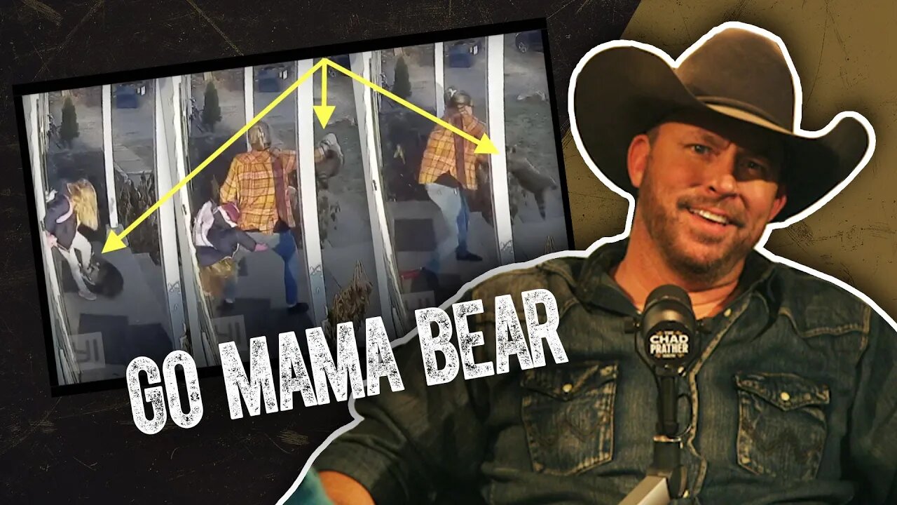 Mama Bear Saves Daughter from Vicious Raccoon | The Chad Prather Show