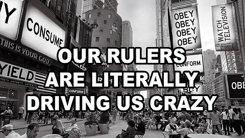 Our Rulers Are Literally Driving Us Crazy