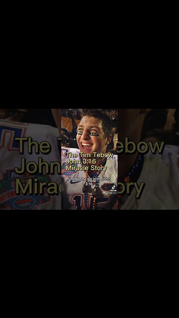 Tim Tebow's Miraculous John 3:16 Story #shorts #timtebow #gospel