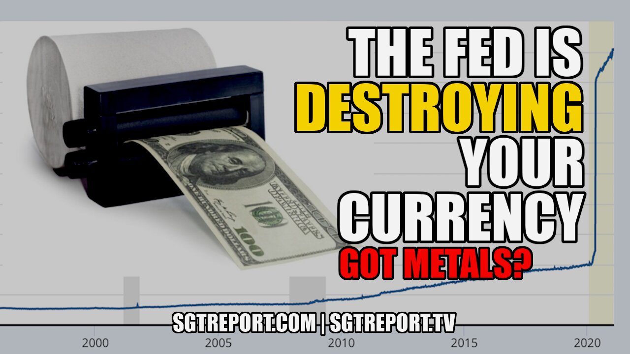 WARNING: THE FED IS ABSOLUTELY DESTROYING YOUR CURRENCY - GOT METALS?