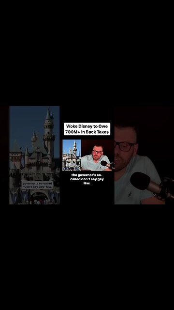 Walt Disney to owe 700M in Taxes for going Woke! #shorts