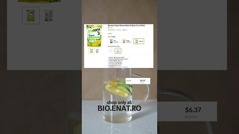 Barnana, Organic Banana Bites, Original, 3 5 oz 100 g