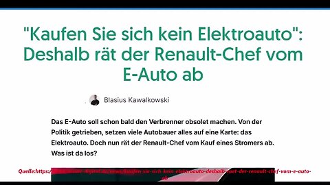 E-Autos vs. Verbrenner | Heuchelei als neuer Straftatbestand