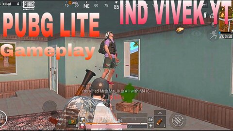 Pubg Lite Short gameplay 1 VS 4 Clutch INDVIVEKYT