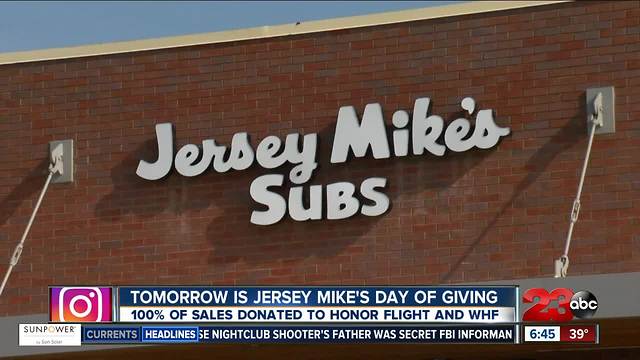 Jersey Mike's is teaming up with local organizations for Day of Giving