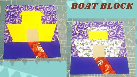 BOAT QUILT BLOCK