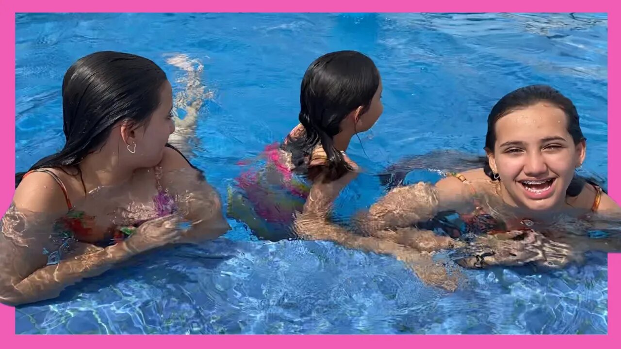 DESAFIO DA PISCINA! 3 irmãs demais