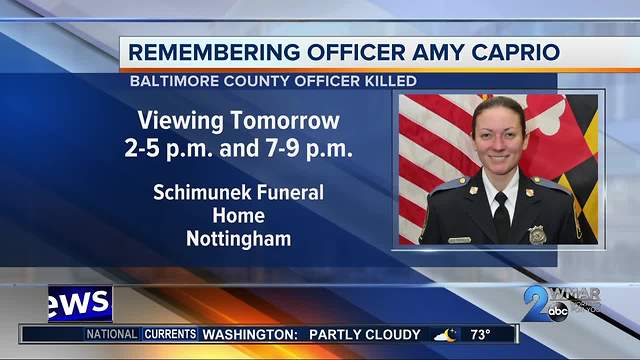 Road closures underway for fallen Baltimore County officer viewing