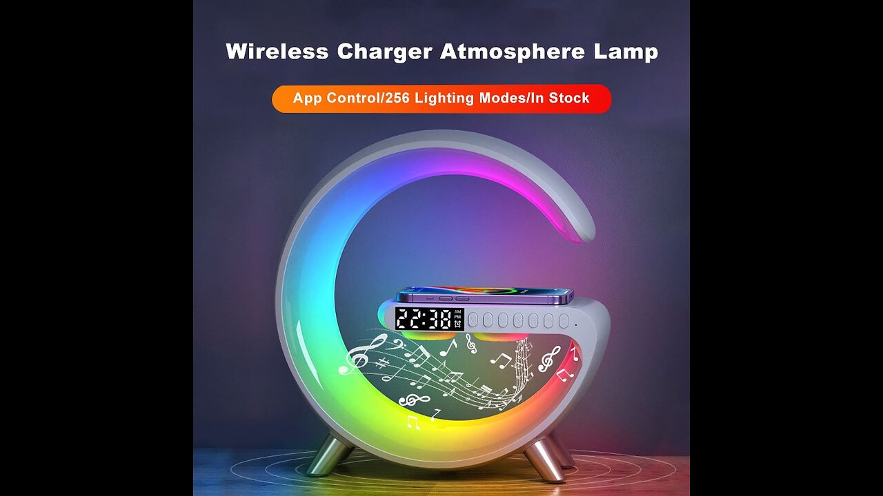 Wireless Charger lamp | link in Description