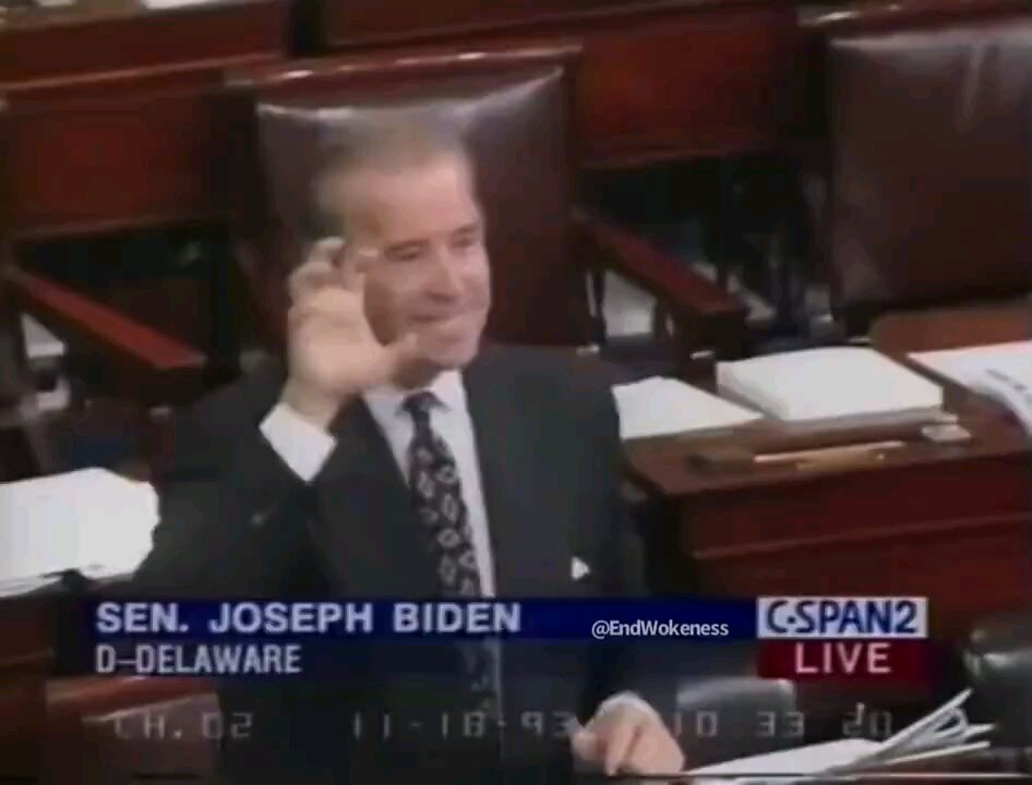 Senator Joe Biden in 1993: Crime is caused by a group that is "born out-of-wedlock