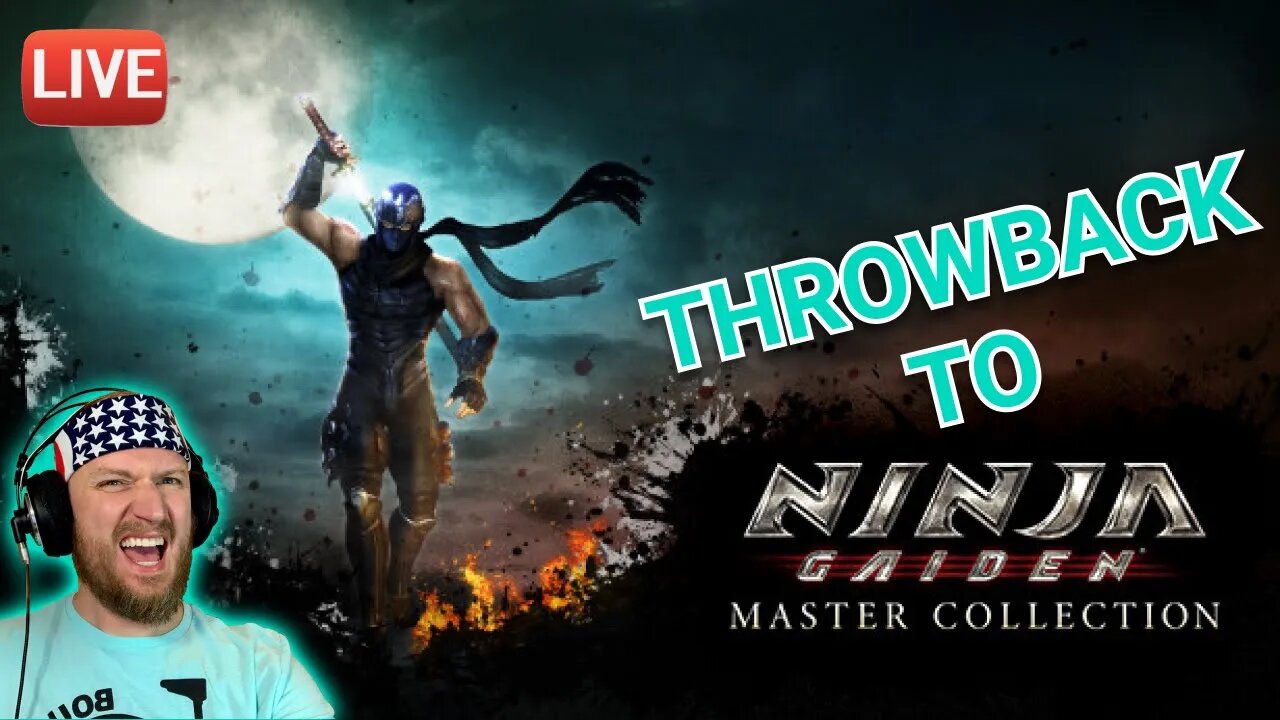 🔴LIVE - NINJA GAIDEN - Can I beat the first bos?!
