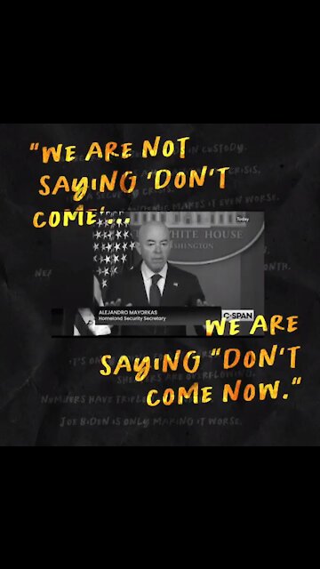 Senate Republicans Have New Video EXCORIATING Biden Administration for Lying About Border Crisis