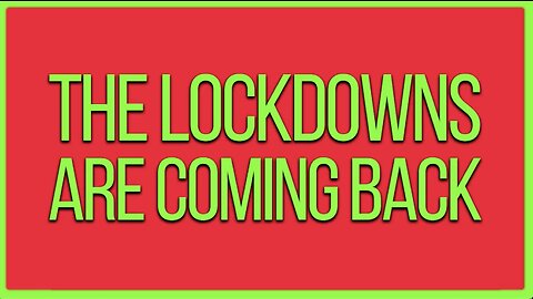 Greg Reese The Lockdowns Are Coming Back. Unless we-the-people stand together and say no